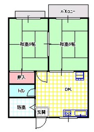 サンマンションの物件間取画像